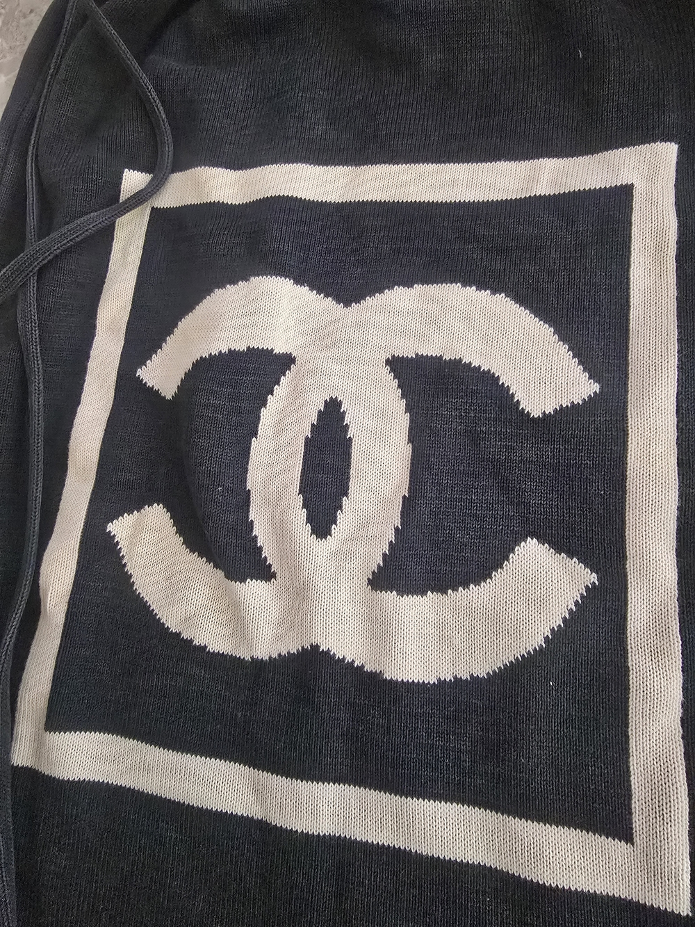 CHANEL Knit Logo CC Backpack - Picture 3 of 8